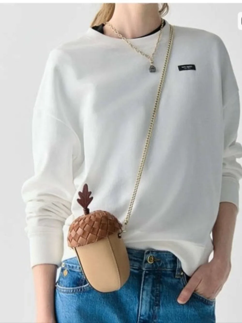 kate spade acorn nwt crossbodU &299 - Picture 2 of 5